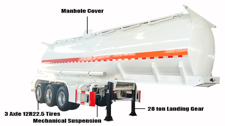 Sulphuric Acid Tanker Trailers for Sale in Kenya