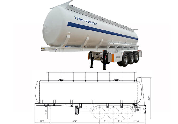 Sulfuric Acid Tanker Trailers for Sale in Zambia