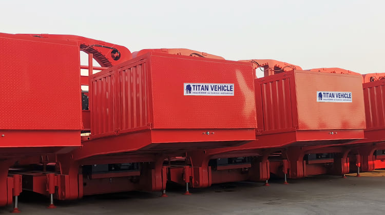 Wind Blade Adapters Transport Trailer