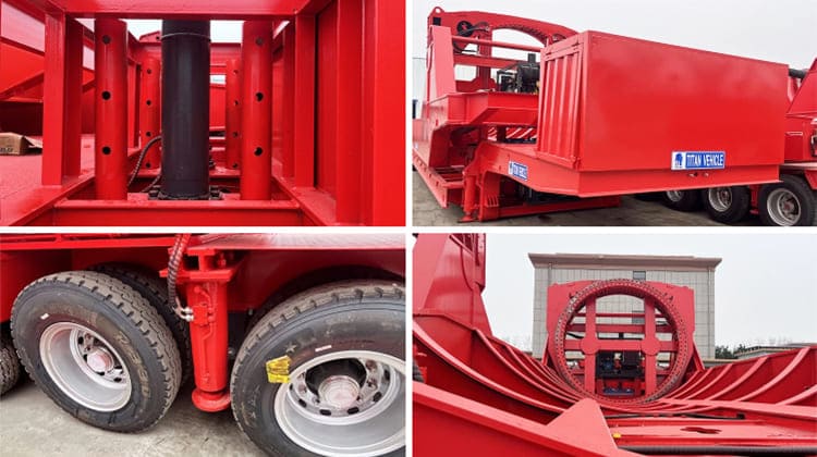 Windmill Rotor Blade Adapters Transport Trailer