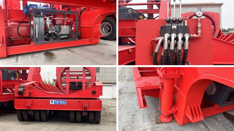 Windmill Rotor Blade Adapters Transport Trailer