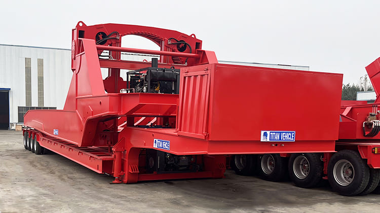 Windmill Rotor Blade Adapters Transport Trailer