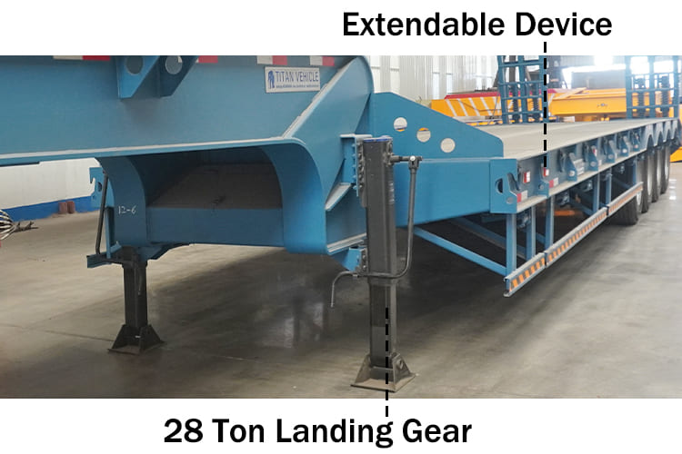Extendable Drop Step Deck Trailer for Sale