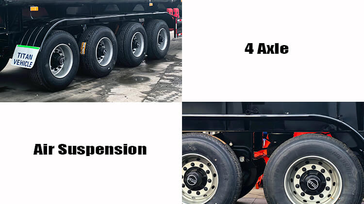 4 Axle Asphalt Tanker Trailer for Sale in Zimbabwe