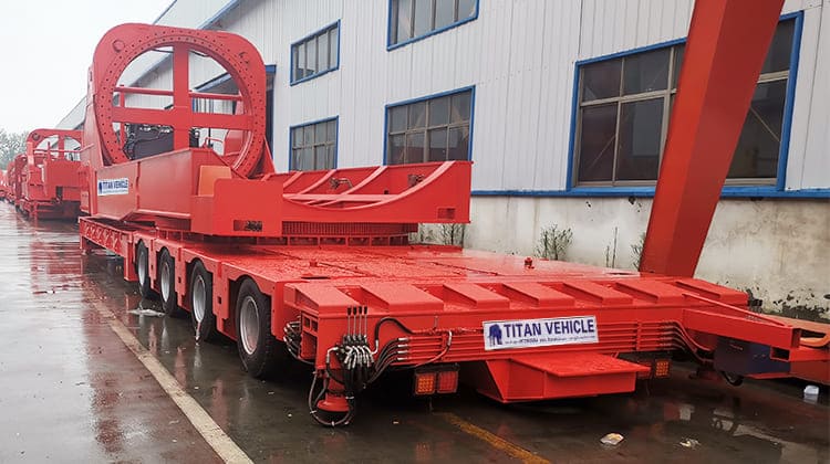 Various Types of Wind Blade Adapters Trailer