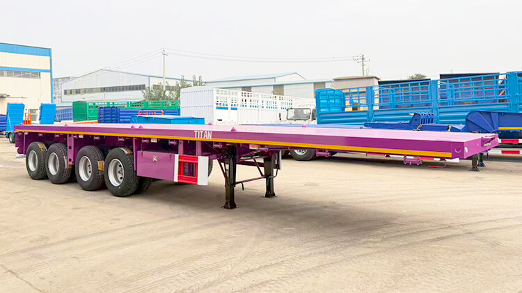 Remolque de Plataforma de 4 Ejes en Venta En Guatemala