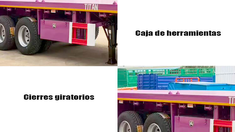 Remolque de Plataforma de 4 Ejes en Venta En Guatemala