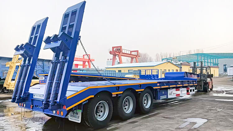 Remolque de Plataforma Baja 80 Toneladas en Venta en Nicaragua