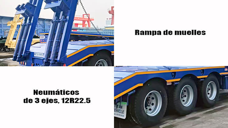 Remolque de Plataforma Baja 80 Toneladas en Venta en Nicaragua