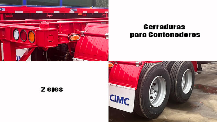 Venta de Chassis Portacontenedores de Esqueleto Cimc en Costa Rica