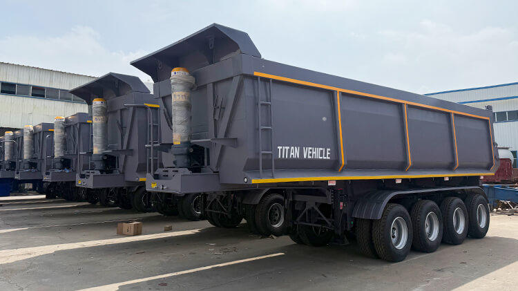 Remolque Volquete de Acero de 4 Ejes en Venta en Costa Rica