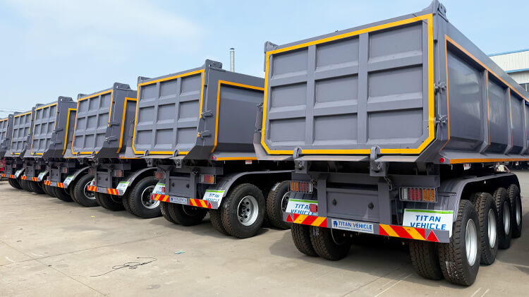 Remolque Volquete de Acero de 4 Ejes en Venta en Costa Rica