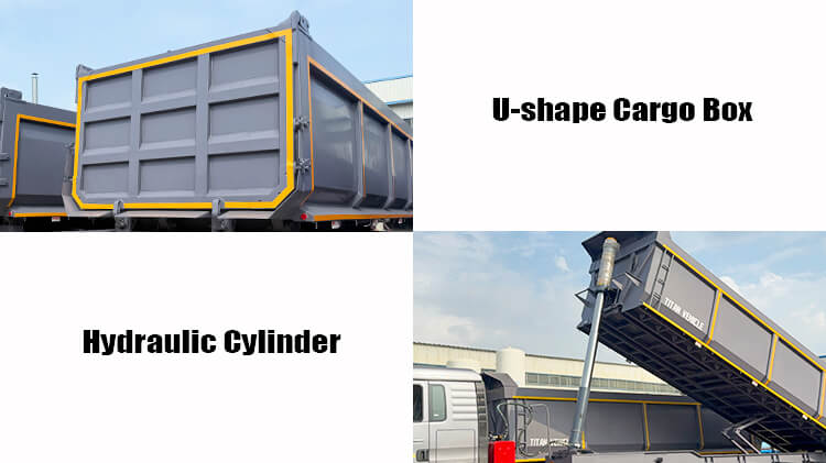 Remolque Volquete de Acero de 4 Ejes en Venta en Costa Rica