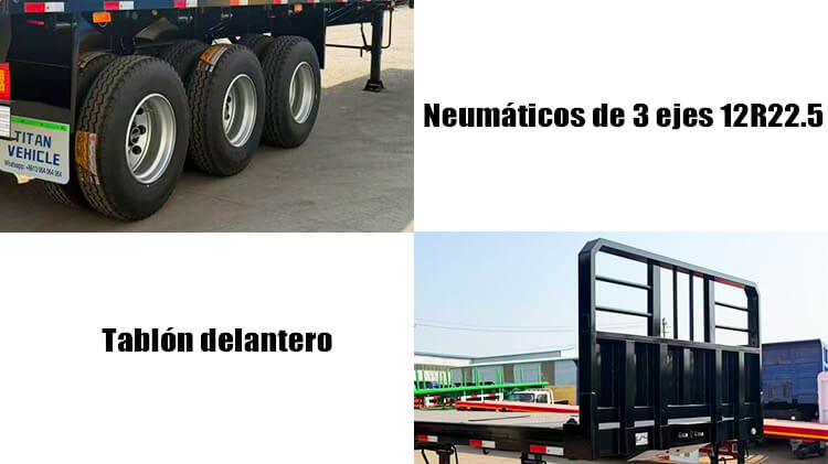 Plataforma Planas de 40 Pies 3 Ejes en Venta en Costa Rica