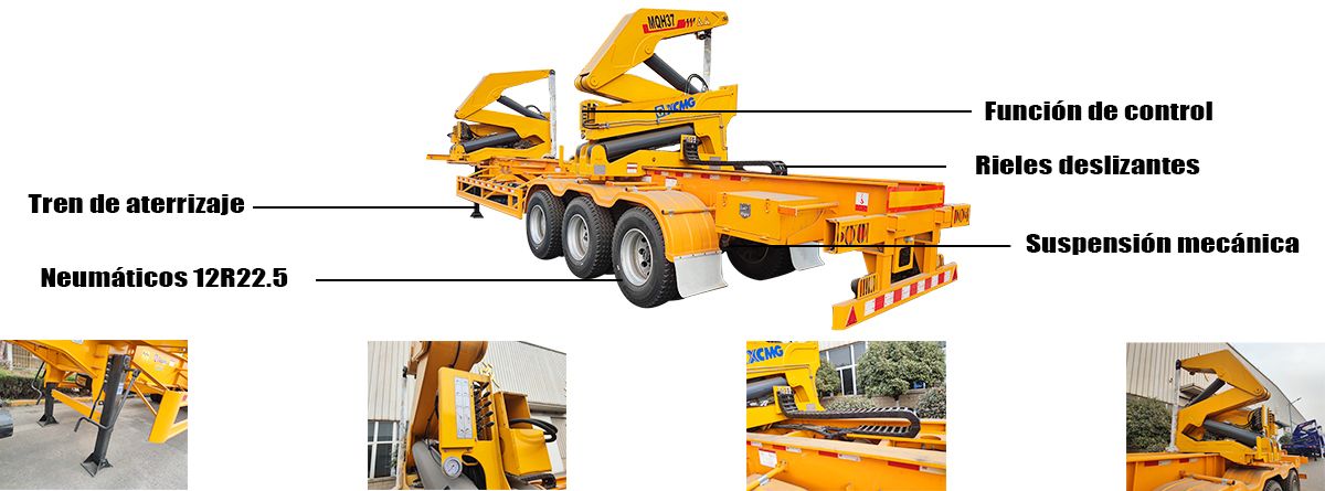 Remolque Cargador Lateral para Contenedor en Venta en Costa Rica