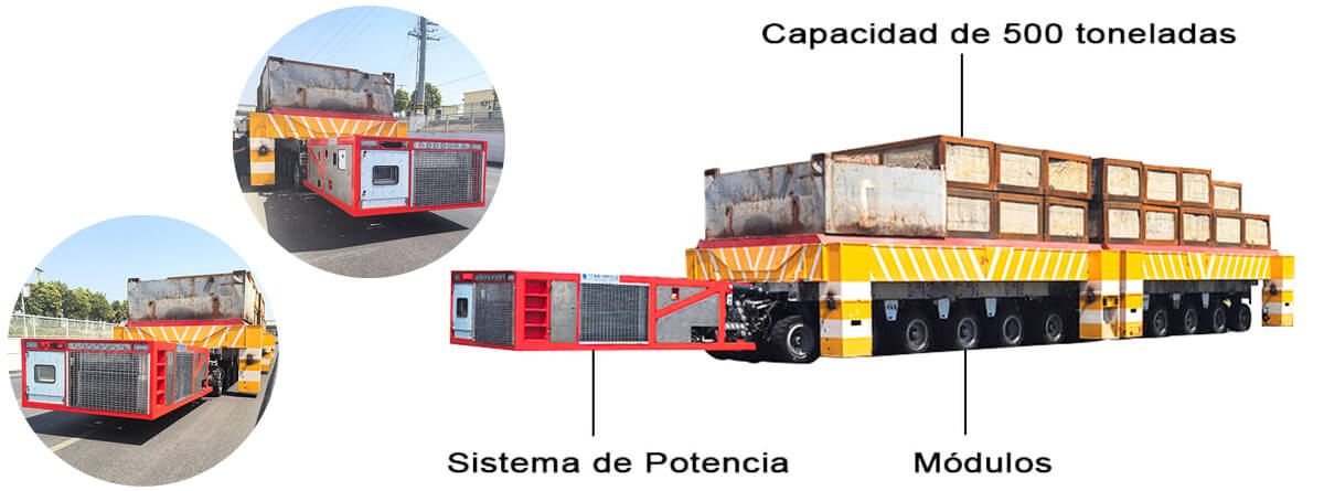 Goldhofer SPMT Remolque Transportador Modular en Venta en Costa Rica