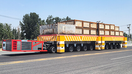 goldhofer transporte maquinaria pesada