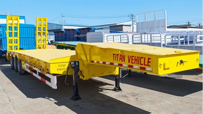 3 Axle Low Bed Trailer