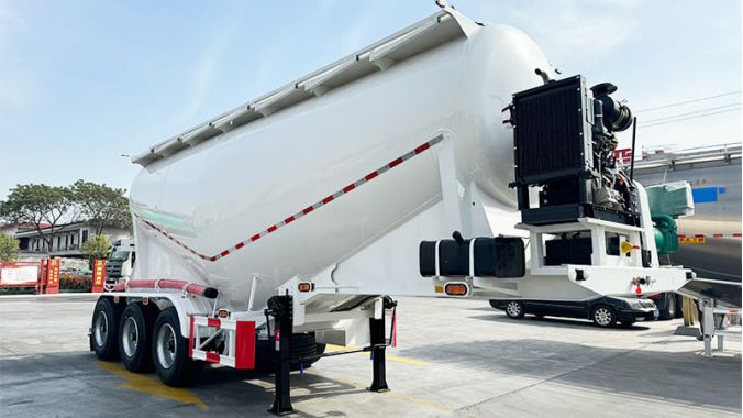 42CBM Bulk Cement Tanker Trailer