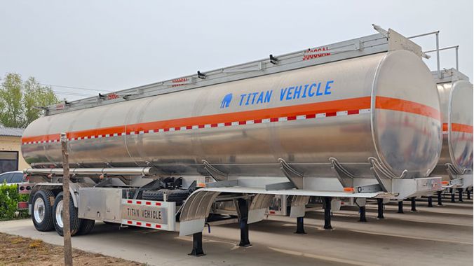 Aluminum Petrol Tanker Trailer