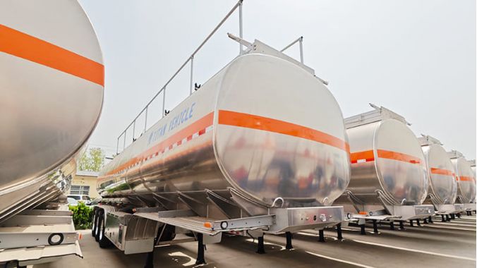 40000 Liters Aluminum Tanker Trailer