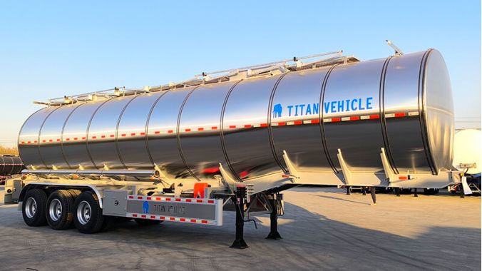 3 Axle Stainless Steel Tanker Trailer