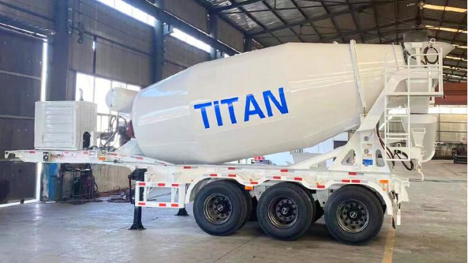 10 CBM Cement Mixer Trailer
