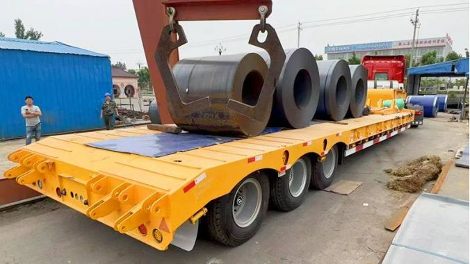 Lowbed Trailer Load Test