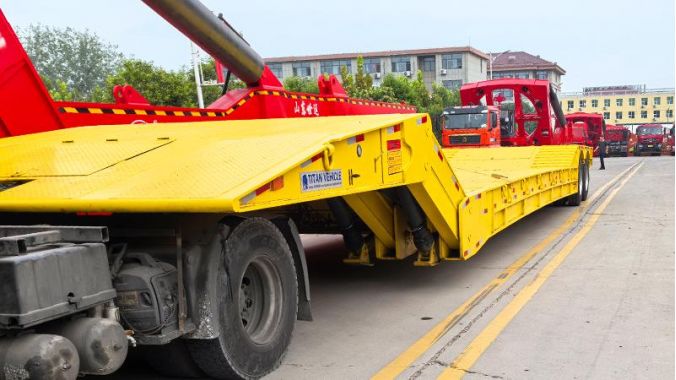 120 ton Folding Gooseneck Trailer