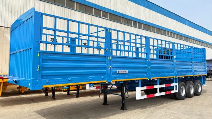 3 Axle Fence Cargo Trailer