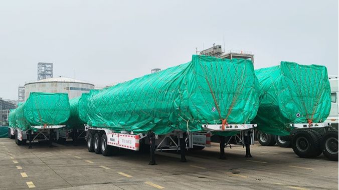 Shipping of Fuel Tanker Trailer