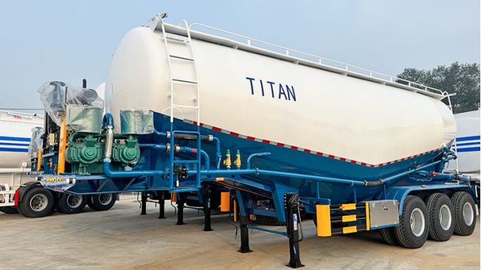3 Axle Cement Bulker Trailer