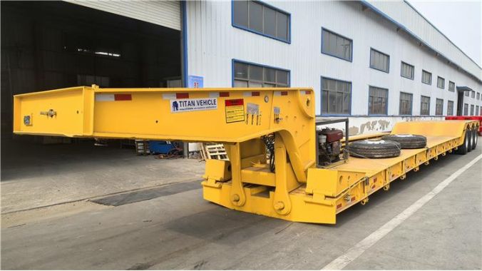 80 Ton Removable Gooseneck Lowboy Trailer