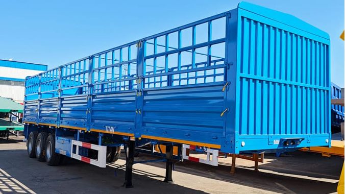 3 Axle Fence Cargo Semi Trailer