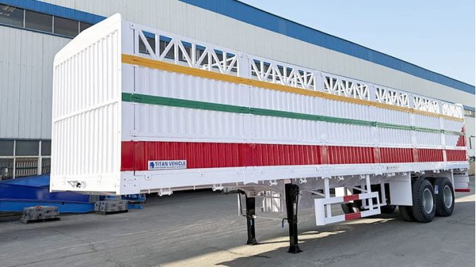 2 Axle Fence Semi Trailer