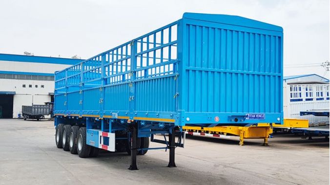 4 Axle Stake Semi Trailer