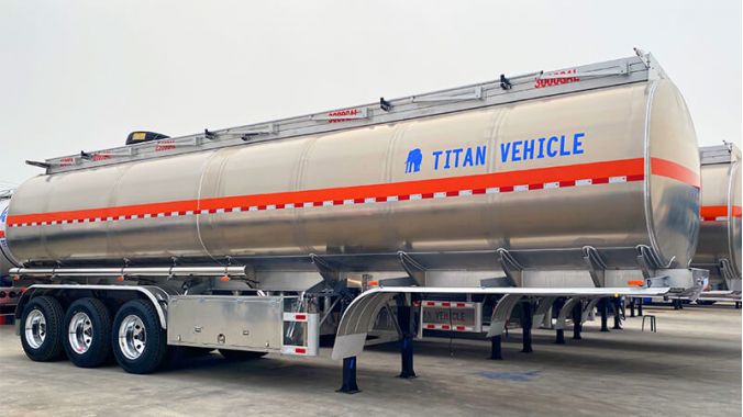 Aluminum Petroluem Tanker Trailer