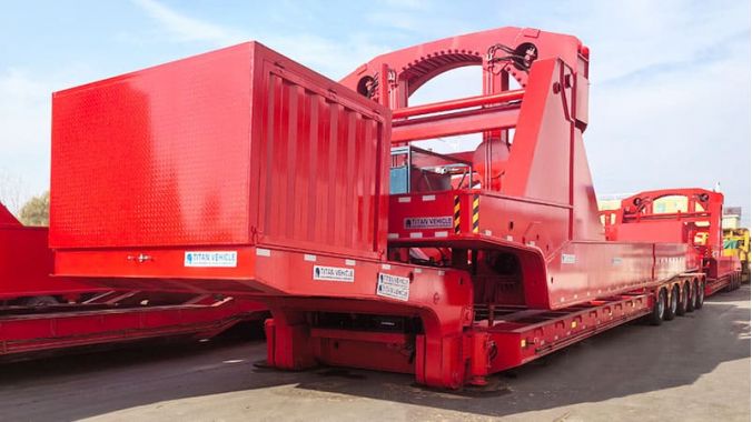 Wind Blade Lifter Adaptor Trailer