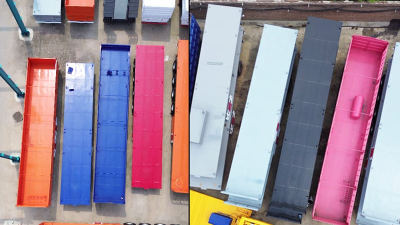 Shipping of Flatbed Semi Trailer 